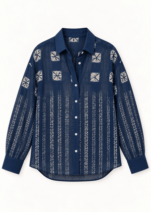 Rusty Shirt in Indigo from STELLA FOREST at Edito Boutique