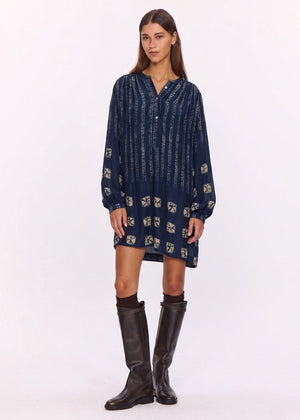 Rusty Short Dress in Indigo from STELLA FOREST at Edito Boutique