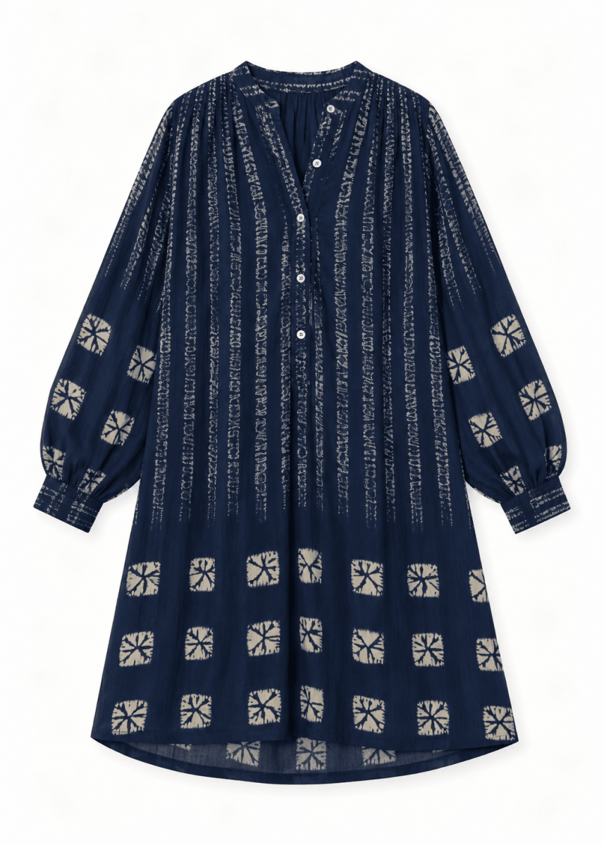 Rusty Short Dress in Indigo from STELLA FOREST at Edito Boutique