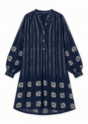 Rusty Short Dress in Indigo from STELLA FOREST at Edito Boutique