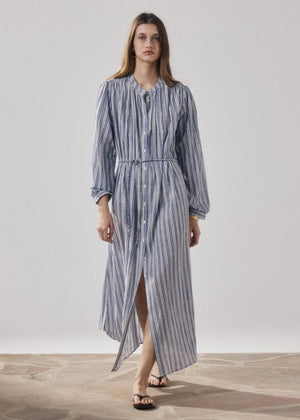 Ryton Dress in Blue from HARTFORD at Edito boutique