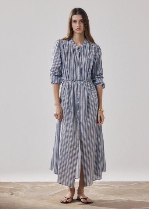 Ryton Dress in Blue from HARTFORD at Edito boutique