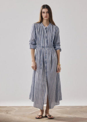 Ryton Dress in Blue from HARTFORD at Edito boutique