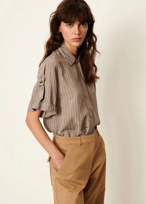 Safara Shirt in Sandstone from SESSUN at Edito boutique