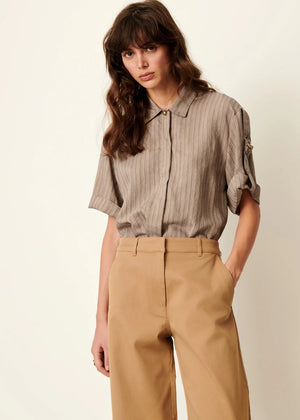 Safara Shirt in Sandstone from SESSUN at Edito boutique
