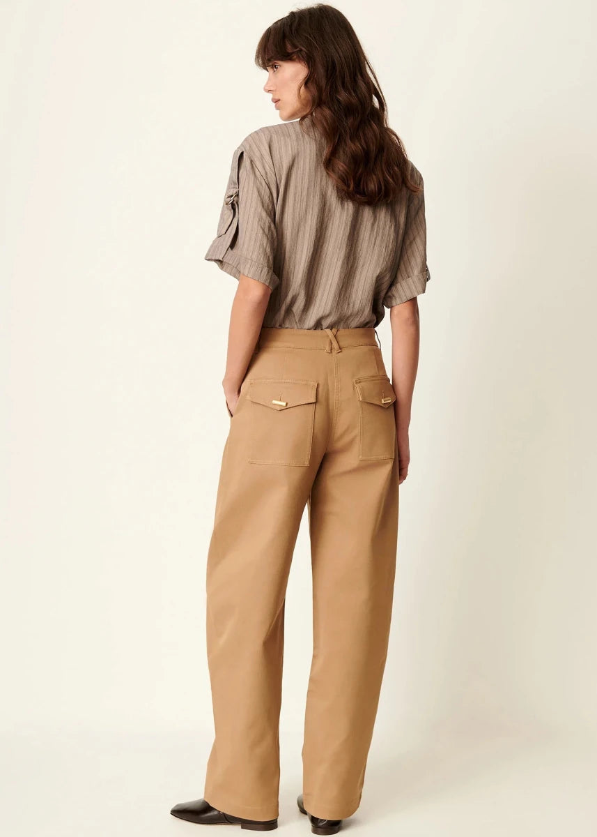 Safara Shirt in Sandstone from SESSUN at Edito boutique