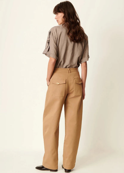Safara Shirt in Sandstone from SESSUN at Edito boutique