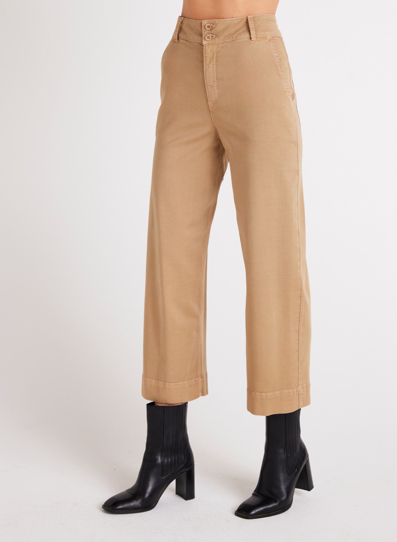 Saige Wide Leg Crop in Camel from Bella Dahl