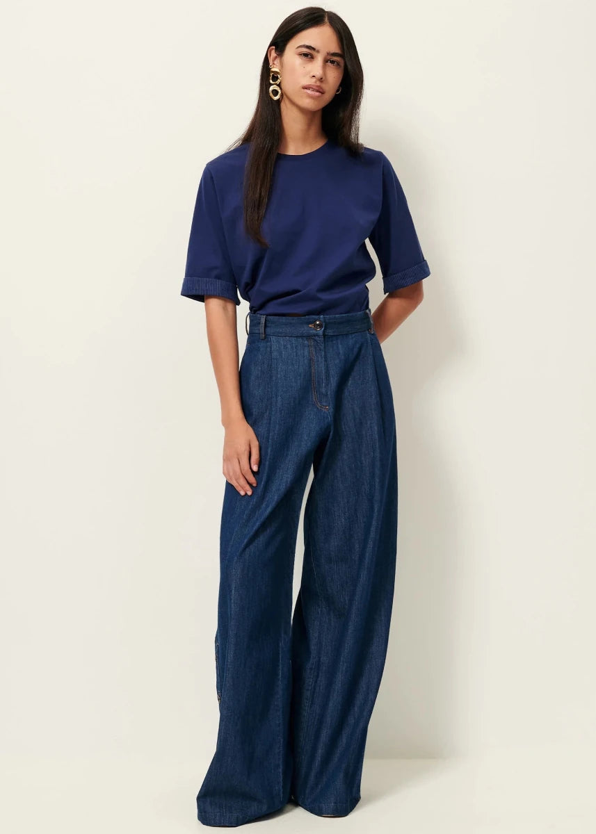 Samico T-shirt in Blazer Blue from SESSUN at Edito boutique