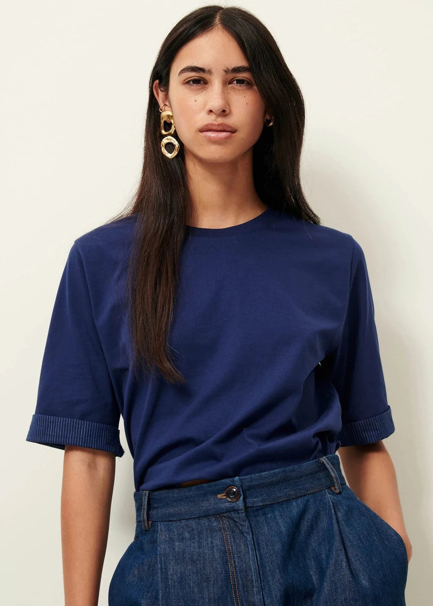 Samico T-shirt in Blazer Blue from SESSUN at Edito boutique
