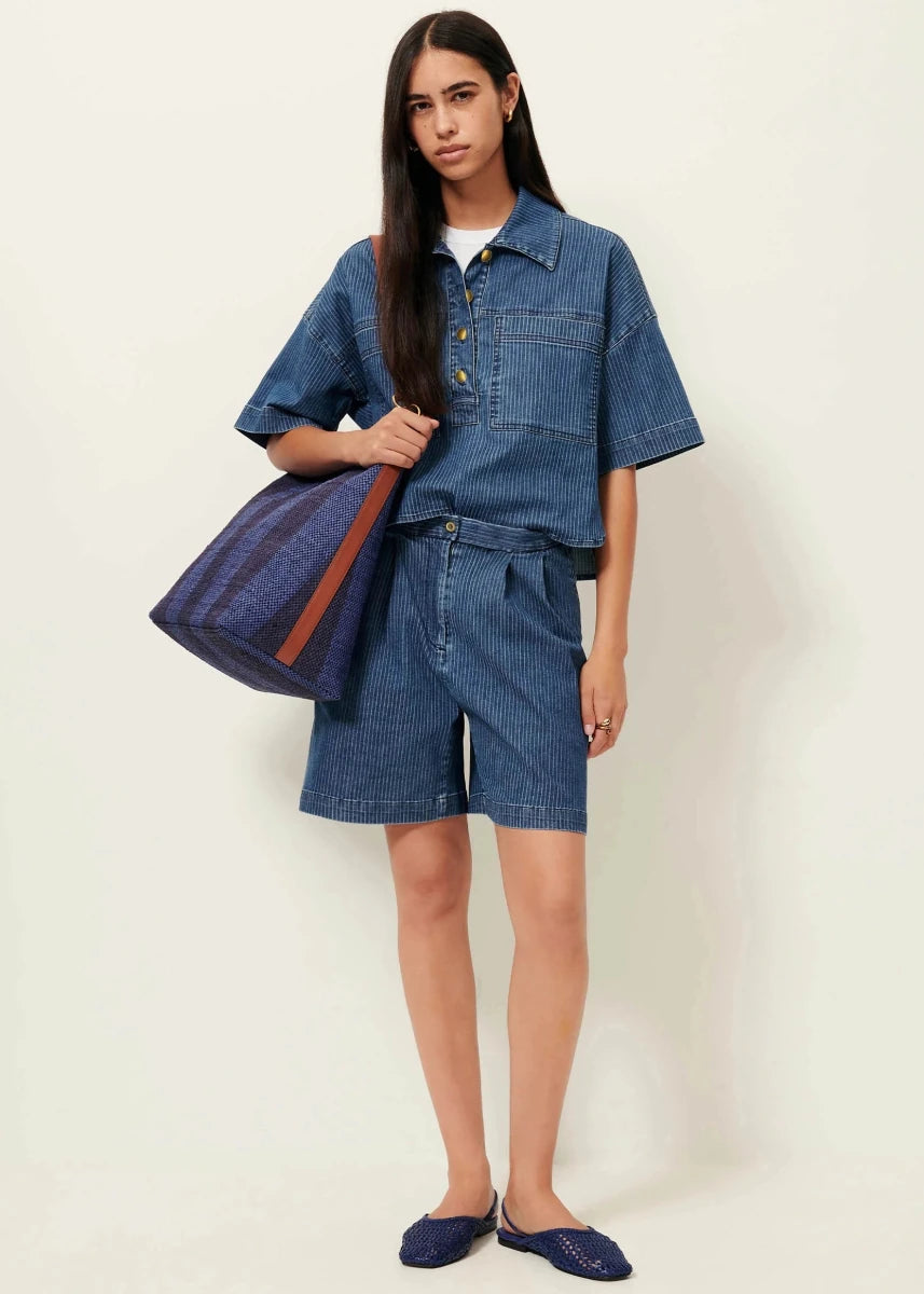 Santa Port Short in Regate Blue from SESSUN at Edito boutique