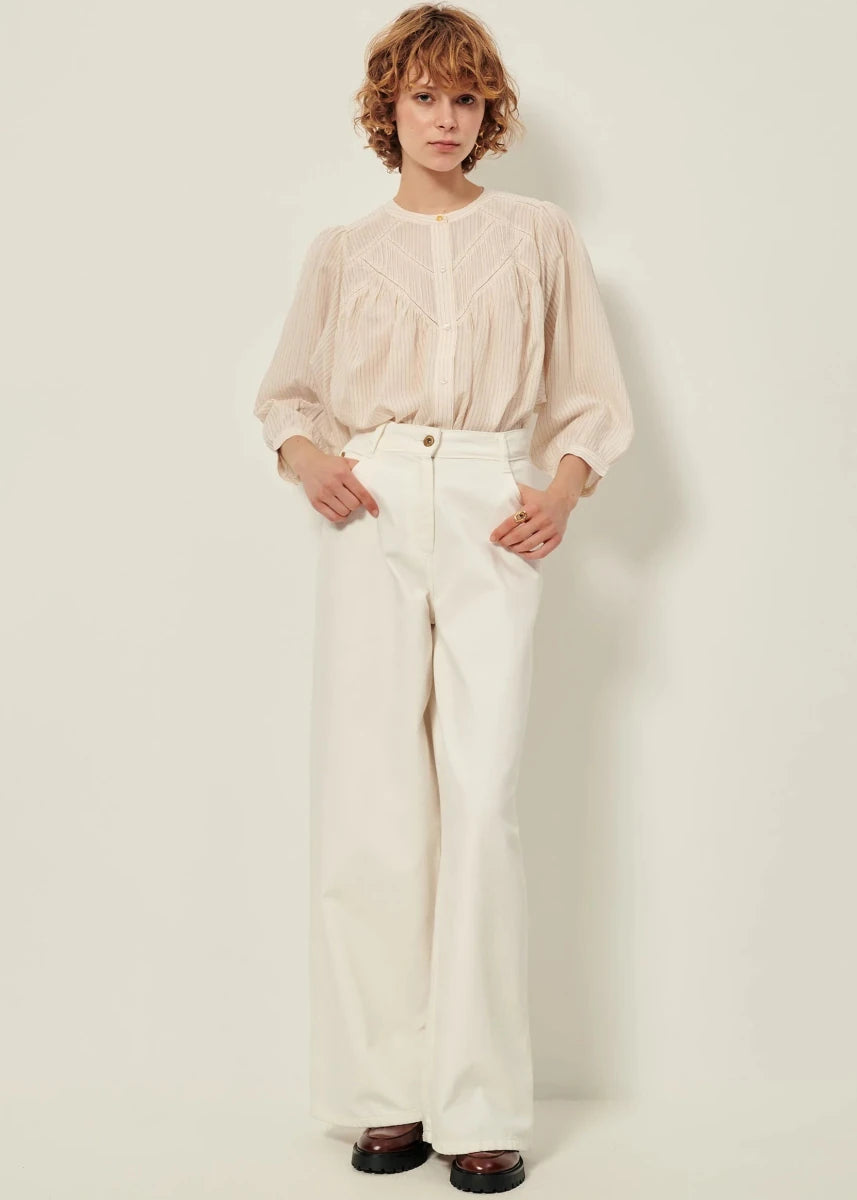 Savi Blouse in Sandblack from SESSUN at Edito boutique