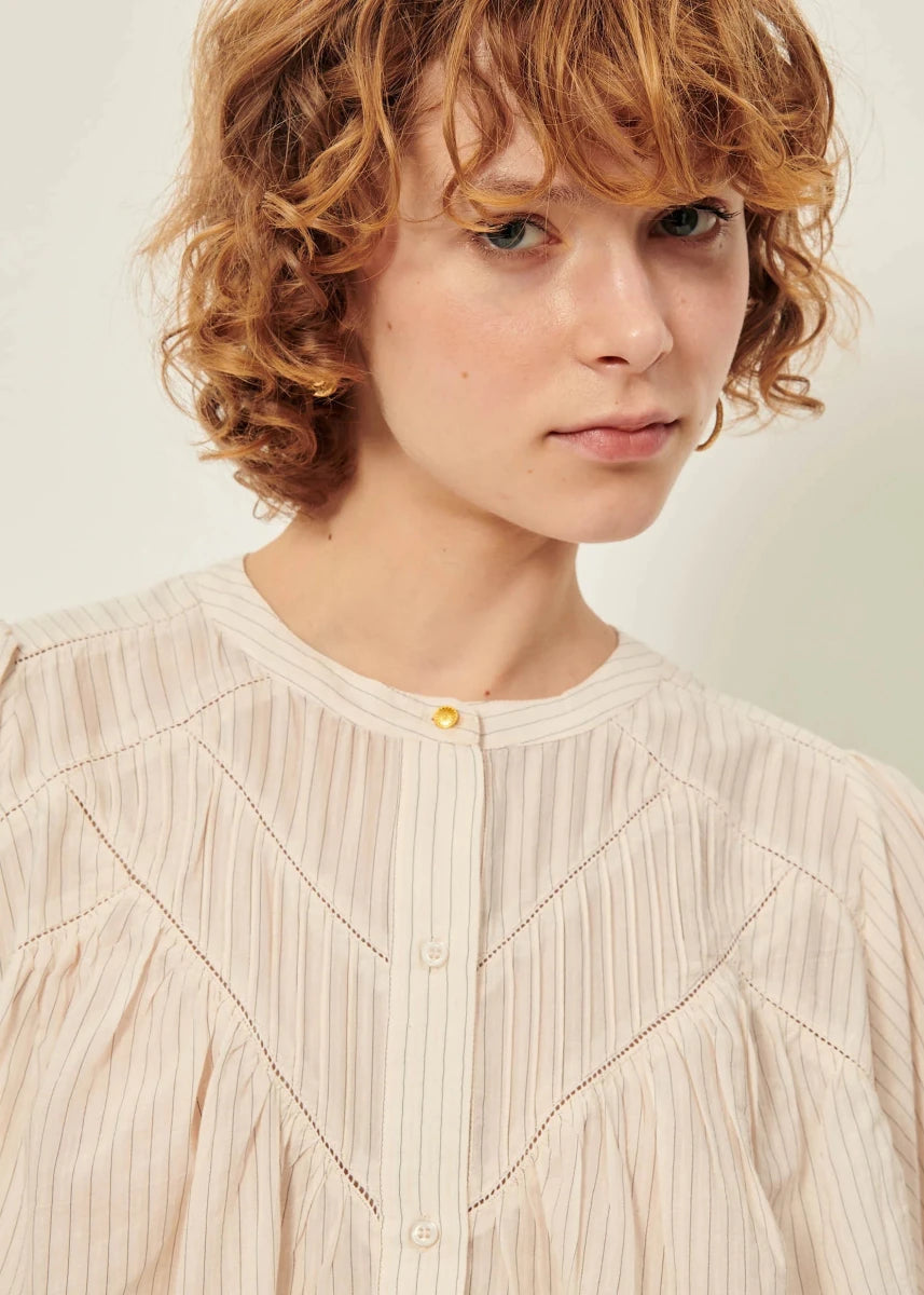 Savi Blouse in Sandblack from SESSUN at Edito boutique