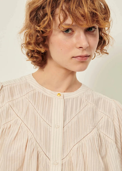 Savi Blouse in Sandblack from SESSUN at Edito boutique