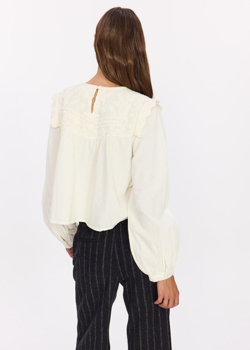 Savy Blouse in Ecru from STELLA FOREST at Edito Boutique