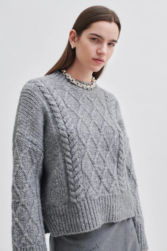 Second Female Dia Knit Grey