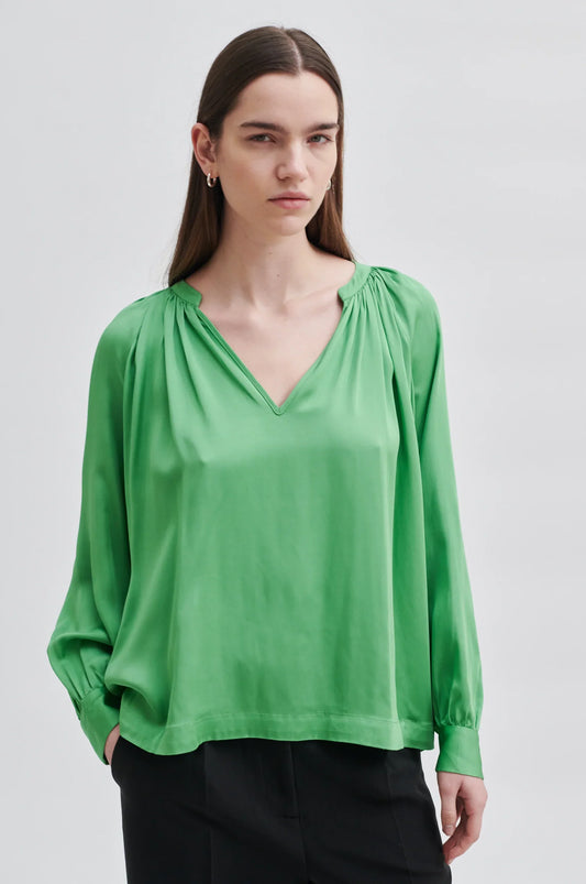 Second Female Drape Tunic Green