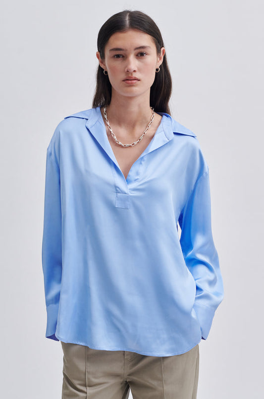 Second Female Galla Blouse in Blue