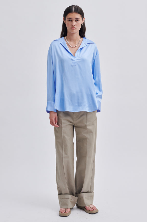 Second Female Galla Blouse in Blue