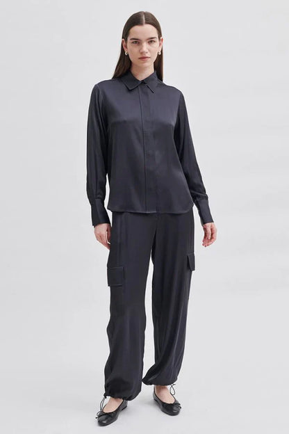 Second Female Galla Cargo Pants Grey