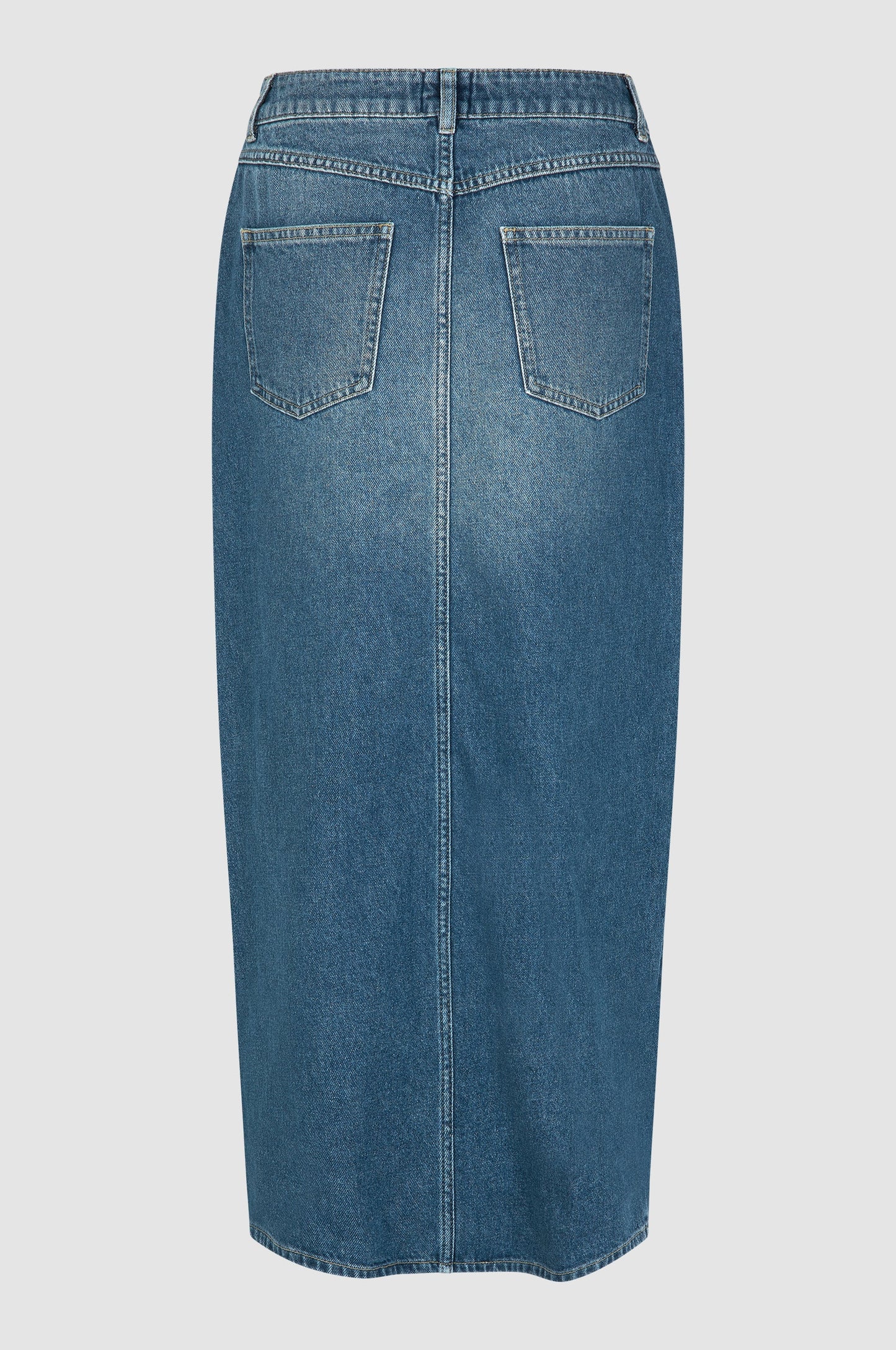 Second Female Kylie Skirt in blue denim at Edito boutique