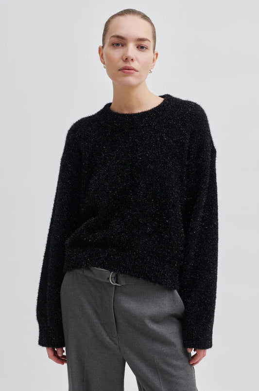 Second Female Lamilla Knit Black