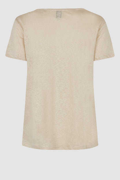 Second Female Peony Tee in Cream