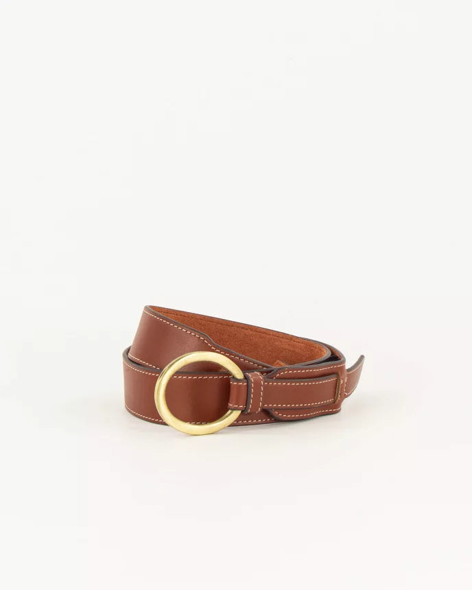 Sessun Antonino Belt Dark Tan