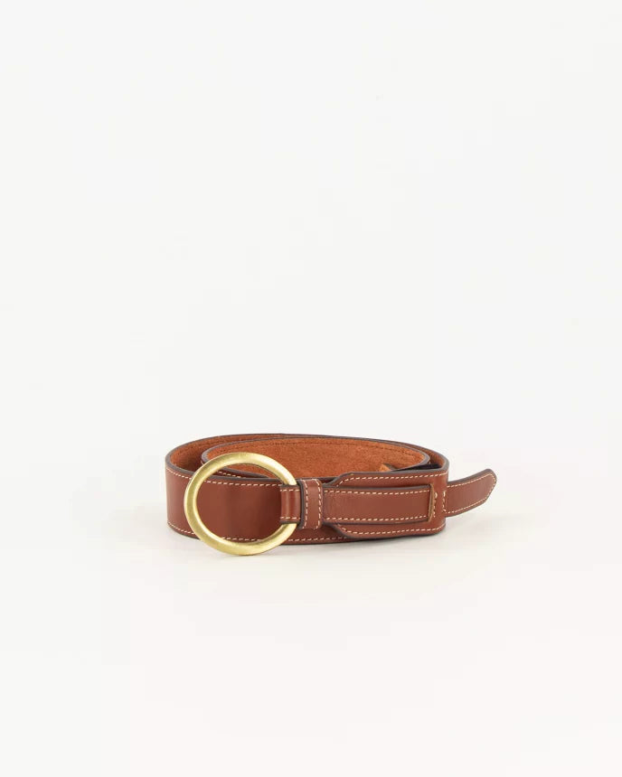 Sessun Antonino Belt Dark Tan