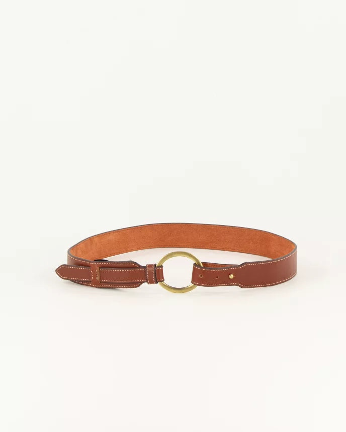 Sessun Antonino Belt Dark Tan