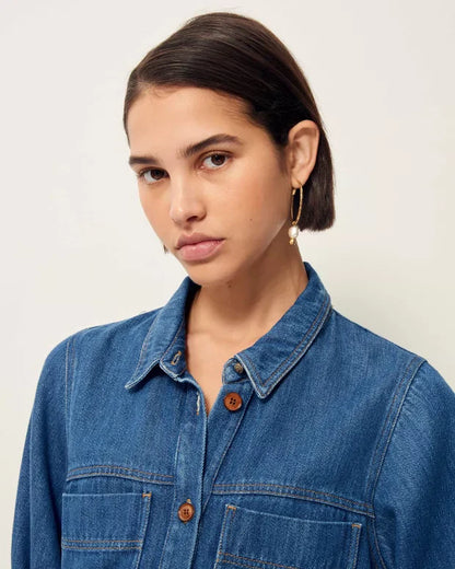 Sessun Leone Overshirt Blue