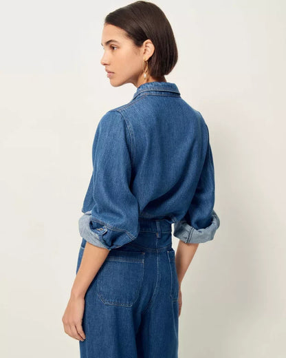 Sessun Leone Overshirt Blue