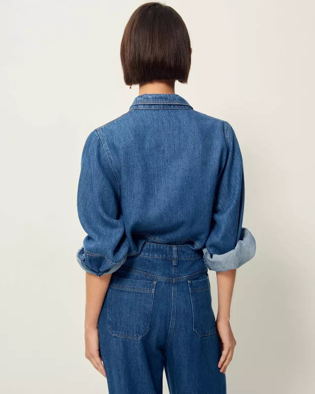 Sessun Leone Overshirt Blue