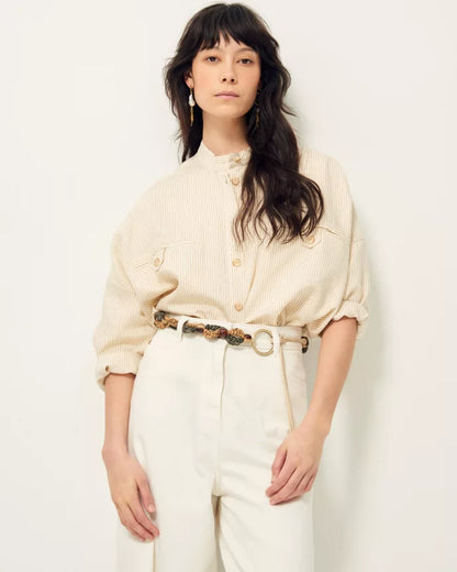 Sessun Orregia Shirt in Whitea