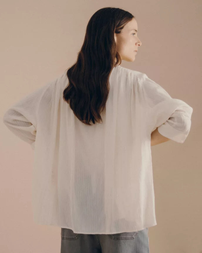 Sessun Stael Shirt in Off White