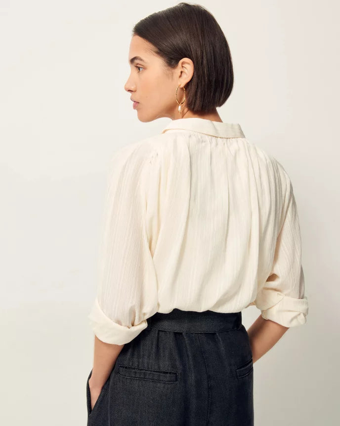 Sessun Stael Shirt in Off White