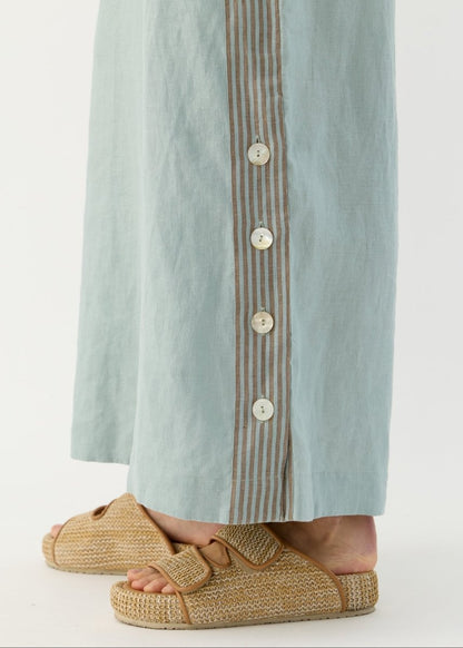 Seven Linen Pant in Mint from FLANNEL at Edito boutique