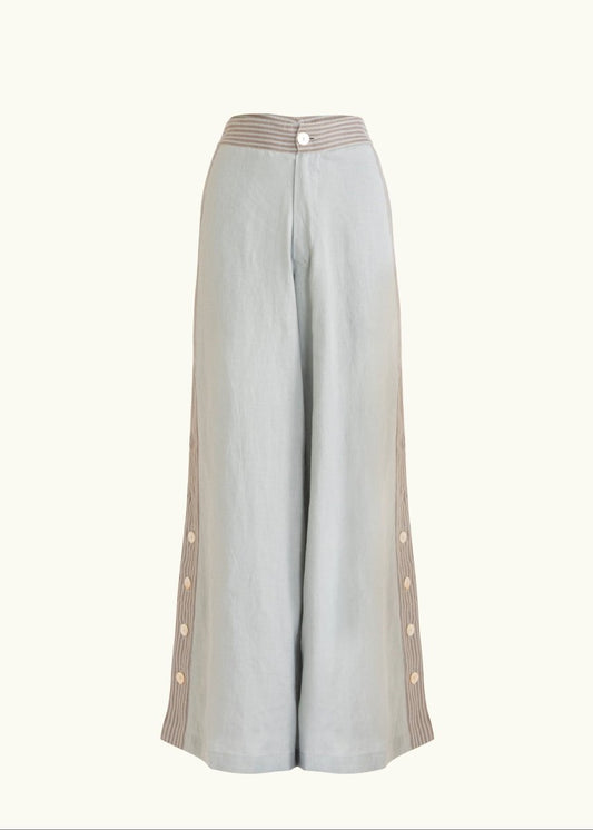 Seven Linen Pant in Mint from FLANNEL at Edito boutique