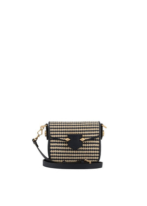 Sevres Braided Shoulder Bag in Navy from POURCHET at Edito Boutique