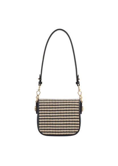 Sevres Braided Shoulder Bag in Navy from POURCHET at Edito Boutique