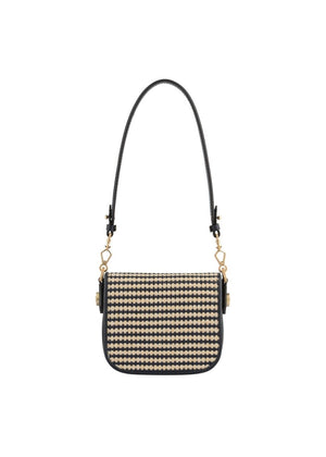 Sevres Braided Shoulder Bag in Navy from POURCHET at Edito Boutique