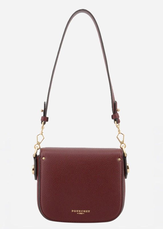 Sevres Small Bag in Burgundy from POURCHET at Edito boutique