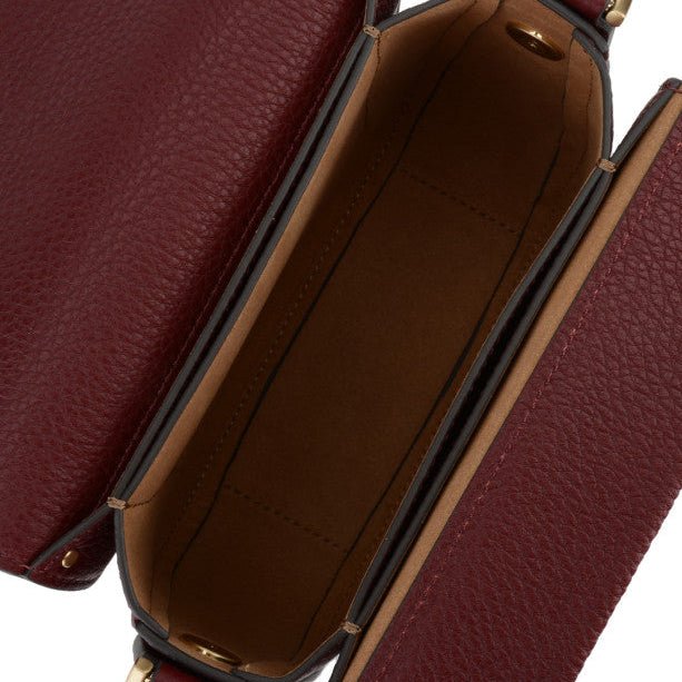 Sevres Small Bag in Burgundy from POURCHET at Edito boutique