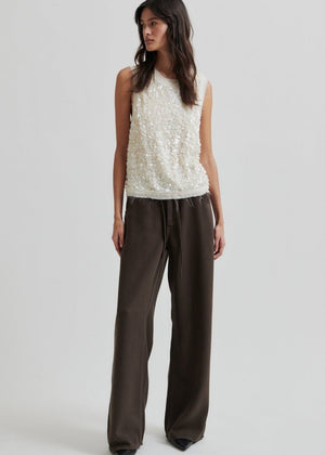 Shiny Top in Tofu from SECOND FEMALE at Edito boutique