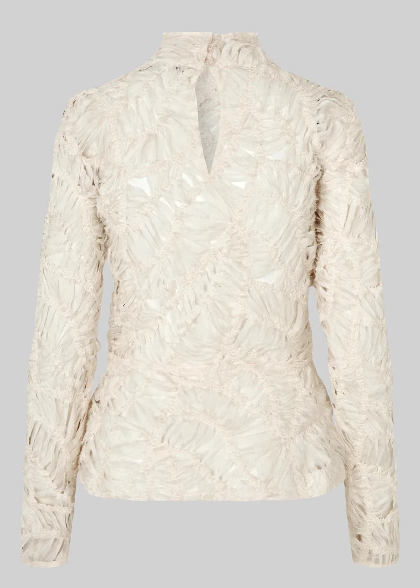 Sibelle Blouse in Jet Stream from SECOND FEMALE at Edito boutique