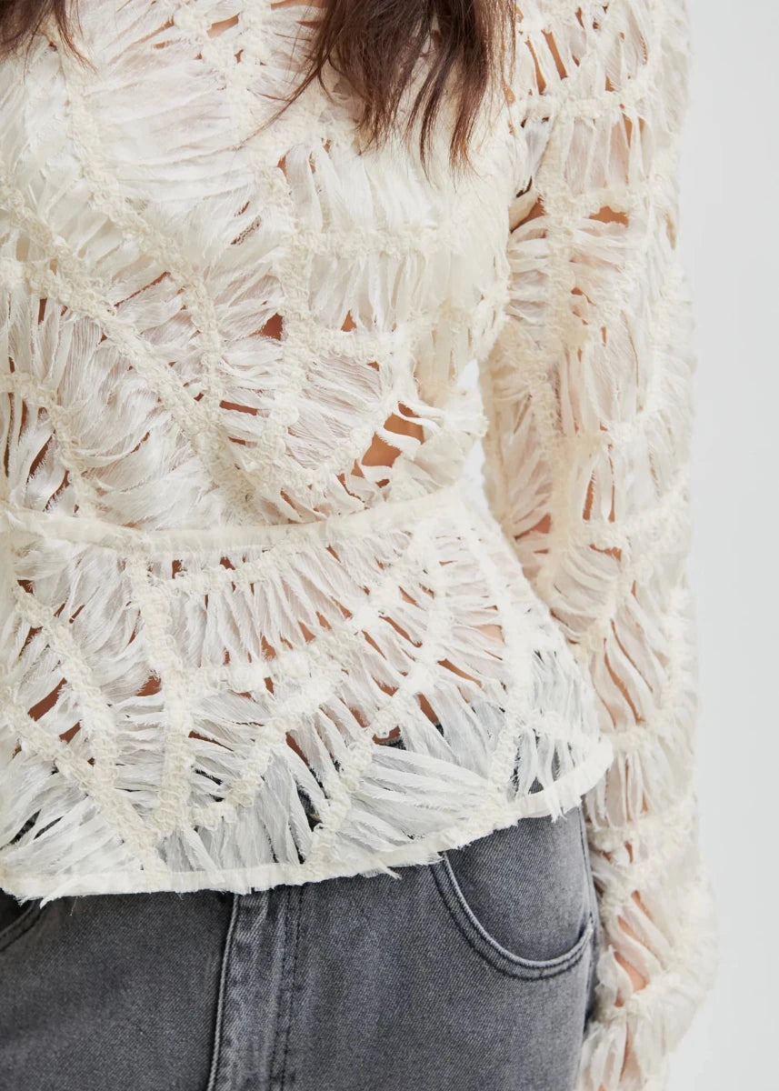 Sibelle Blouse in Jet Stream from SECOND FEMALE at Edito boutique