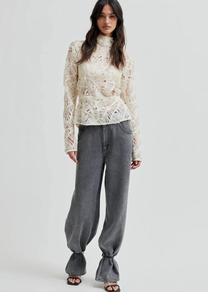 Sibelle Blouse in Jet Stream from SECOND FEMALE at Edito boutique