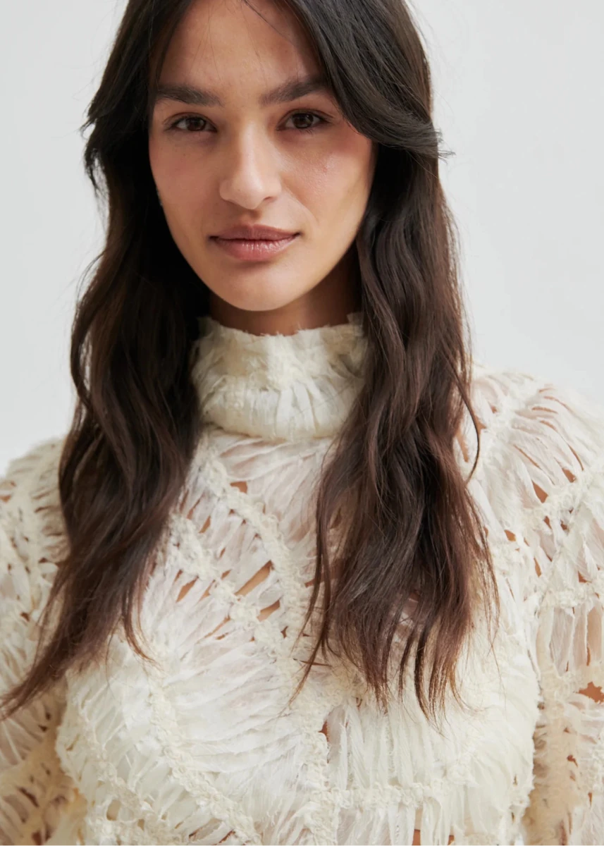 Sibelle Blouse in Jet Stream from SECOND FEMALE at Edito boutique