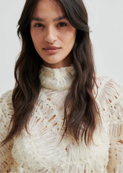 Sibelle Blouse in Jet Stream from SECOND FEMALE at Edito boutique