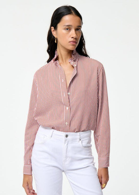 Sidney Shirt in Caramel from VANESSA BRUNO at Edito boutique